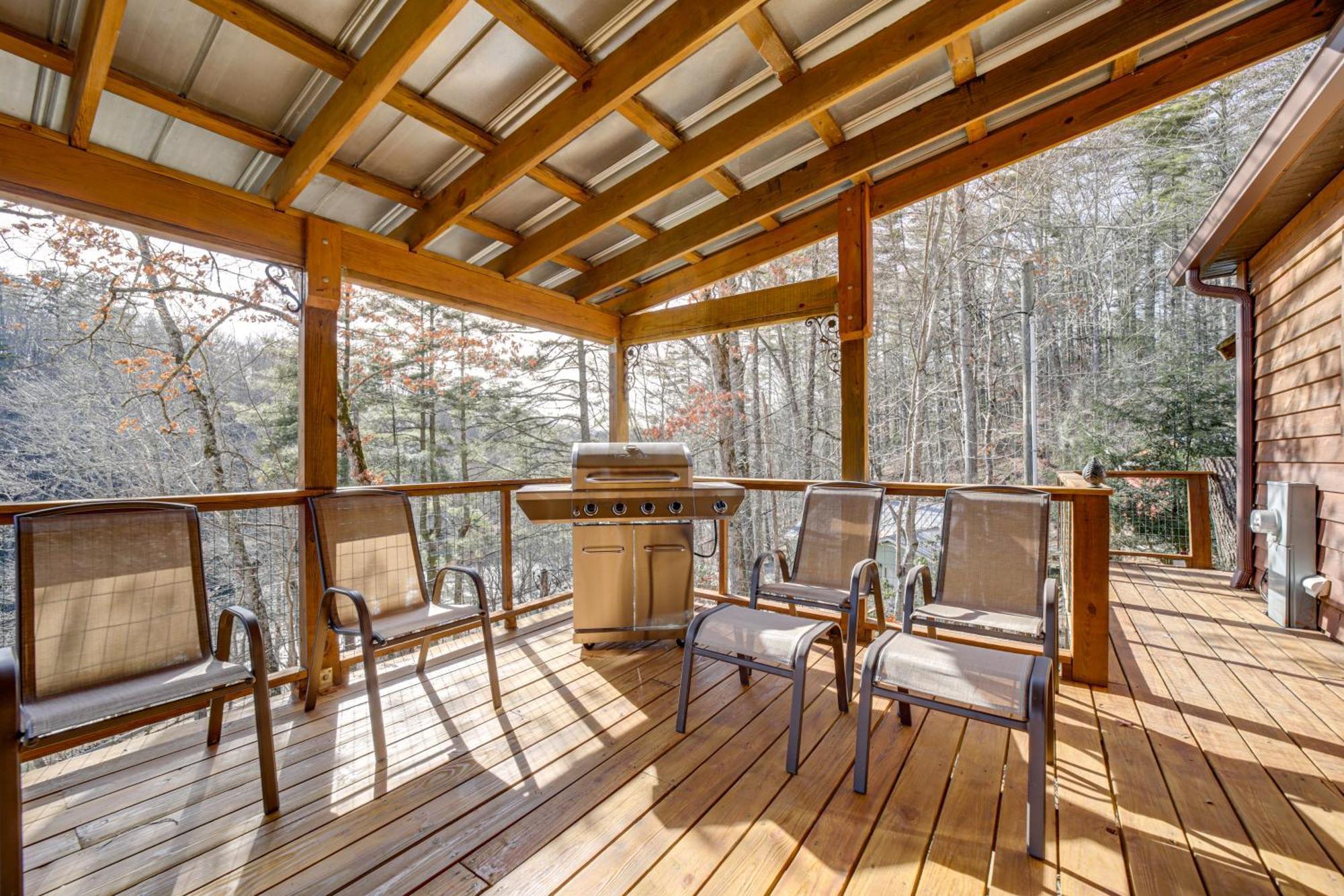 Lakeside Cashiers Cabin With Private Boat Dock! Cullowhee Εξωτερικό φωτογραφία