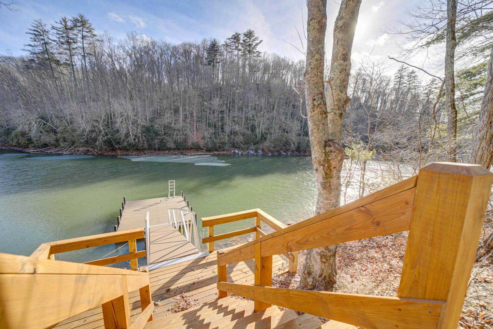 Lakeside Cashiers Cabin With Private Boat Dock! Cullowhee Εξωτερικό φωτογραφία
